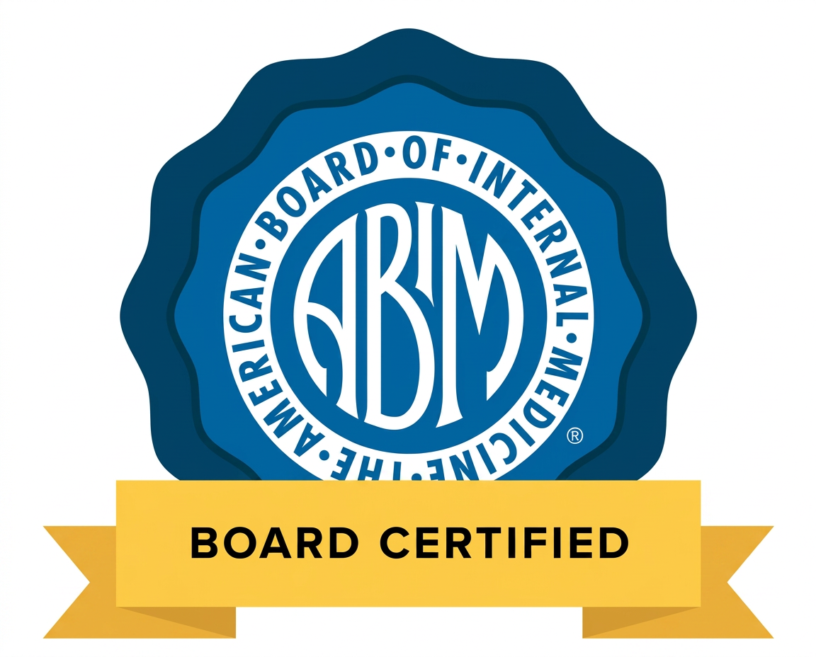 American Board of Internal Medicine (ABIM) certification logo